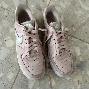 Nike | Shoes | Nike Womens Air Force Low Pink Iridescent | Poshmark